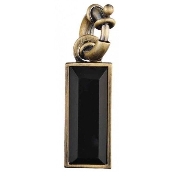 Dyrberg/Kern Klaki genuine onyx pendant - Picture 1 of 5